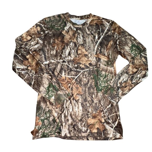 Real Tree Mens Performance T-Shirt-Camouflage-L-GUC - Picture 1 of 5